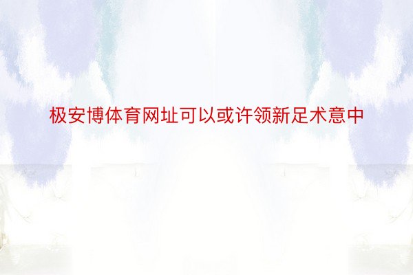 极安博体育网址可以或许领新足术意中