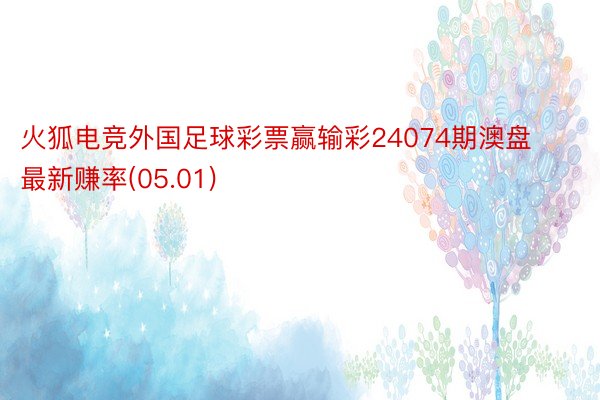 火狐电竞外国足球彩票赢输彩24074期澳盘最新赚率(05.01)