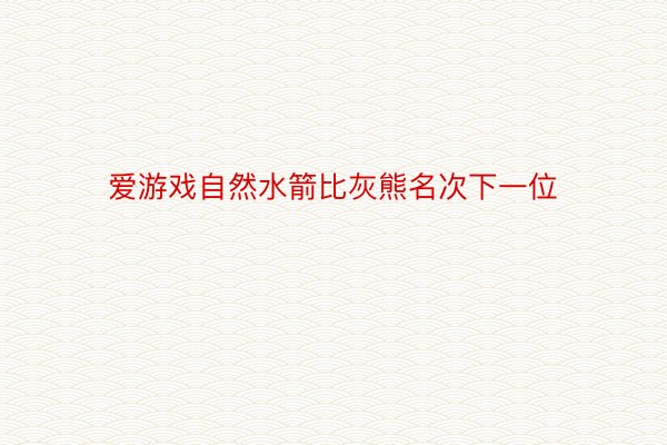 爱游戏自然水箭比灰熊名次下一位