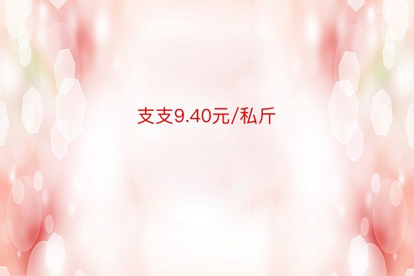 支支9.40元/私斤